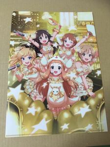 クリアファイル　アイドルマスター　シンデレラガールズ 4thライブ特典　サンフラワー 姫川友紀 市原仁奈 片桐早苗 大槻唯 相葉夕美