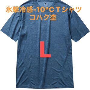 ワークマン 氷撃冷感-10°C 半袖Tシャツ コハク杢 Lサイズ 新品未使用タグ付き