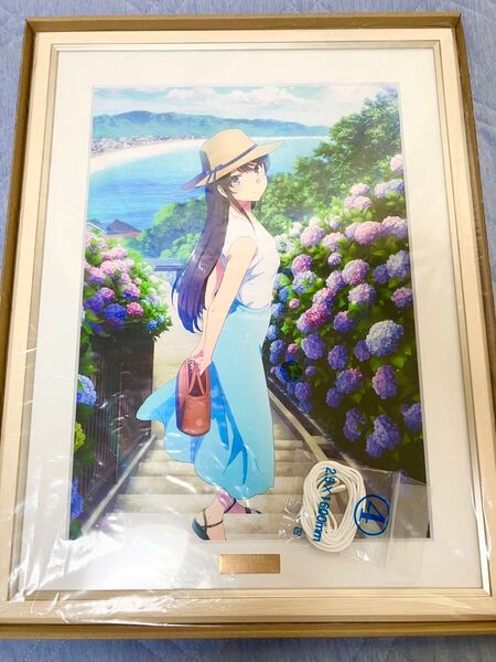 桜島麻衣 ② 青ブタ展 青春ブタ野郎はスクールメモリーの夢を見ない キャラファイングラフ A3