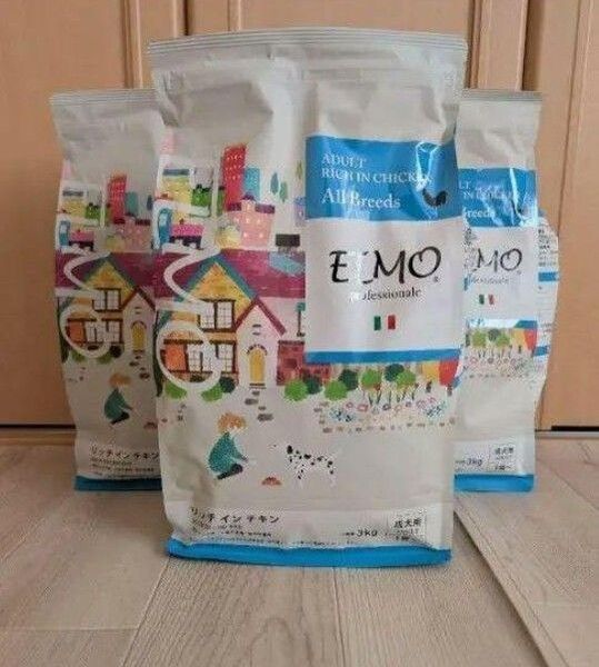 ELMO エルモ ドッグフード チキン 成犬用 3kg×2袋