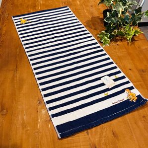 【新品】おさるのジョージ フェイスタオル「ボーダージョージ」