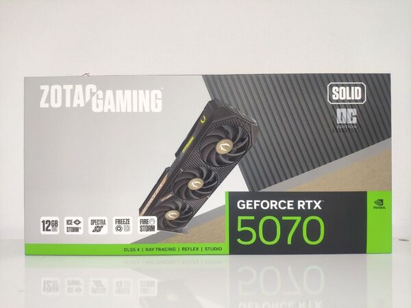 新品ZOTAC GAMING GeForce RTX 5070 12GB GDDR7 納品書付き