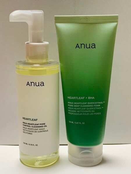 アヌア ドクダミポアコントロールクレンジングオイル200ml +ドクダミポアディープクレンジングフォーム150ml 2セット