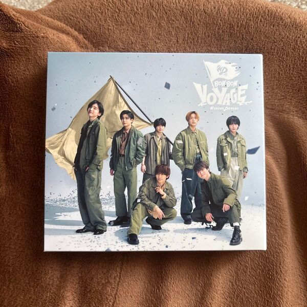 初回盤1 三方背デジパック 60P歌詞フォトブック なにわ男子 CD+DVD/BON BON VOYAGE 25/7/2発売