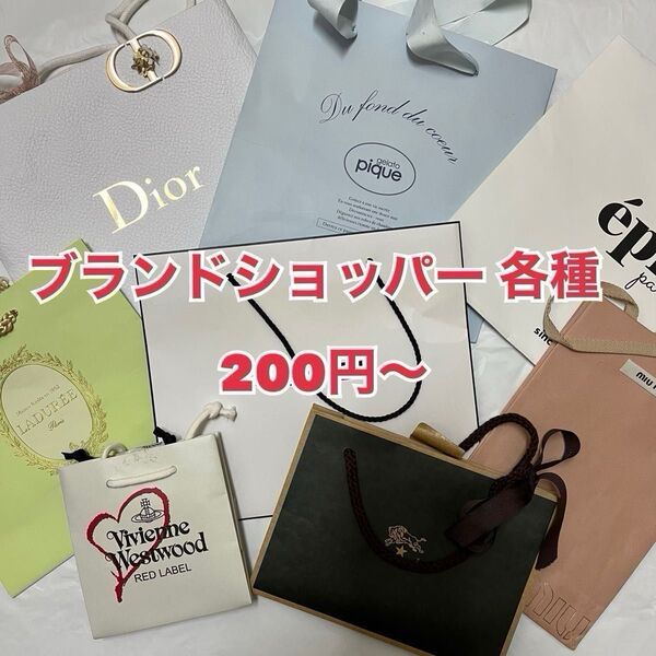 ブランド ショッパー ショップ袋 紙袋 ラッピング