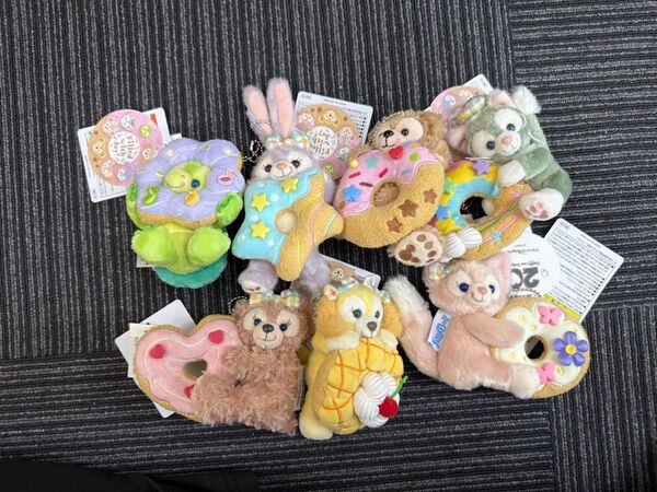 ダッフィー フレンズ ダッフィー リーナベル シェリーメイ オルメル 7点セット ぬいぐるみバッジ ぬいば フィルドウィズジョイ
