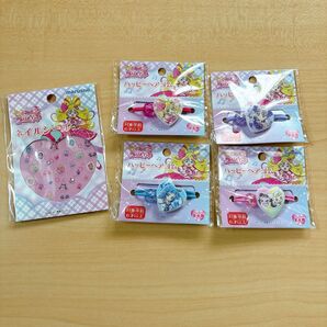 【309】 プリキュア 5点セット キミとアイドルプリキュア ヘアゴム ネイルシール