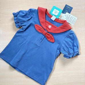 【304】 cottoli しまむら バースデイ 白雪姫 トップス 半袖 Tシャツ 半袖 半袖Tシャツ ブルー トップス