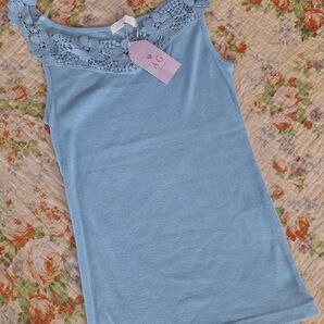 タグ付き!AG by aquagirl レース装飾タンクトップ