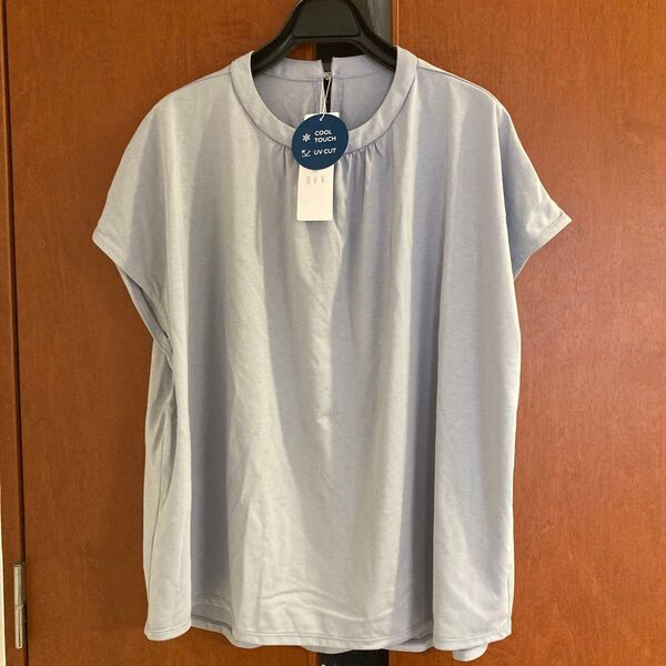 a.v.v クールタッチ UVカット Tシャツ ライトブルー L 未使用