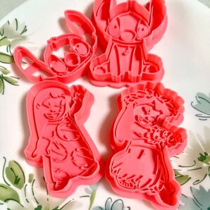 スティッチ リロ クッキー型 4個セット ディズニー