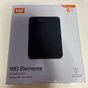 新品未使用WD ElementsポータブルHDD 外付けハードディスク ウエスタンデジタル Western Digital 6TB