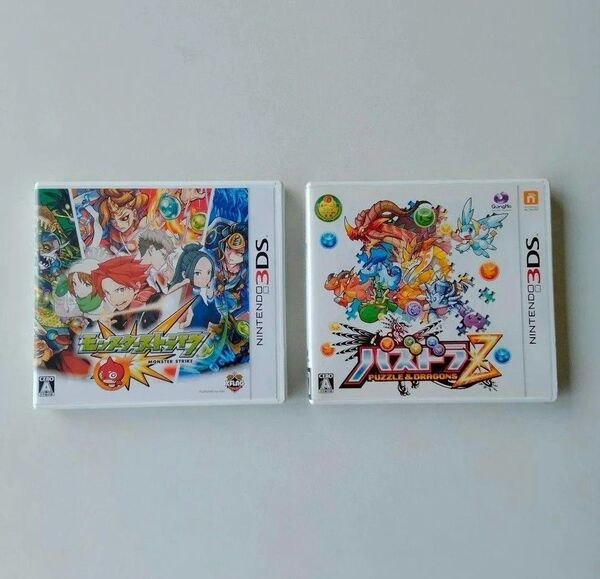 ☆超美品☆ 任天堂 3DSソフト 2本セット『パズドラZ+モンスターストライク』 ※Nintendo