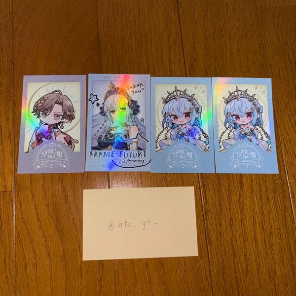 にじさんじ SMC組 6thチェキ風カード グッズ 葉加瀬冬雪 加賀美ハヤト レア SD