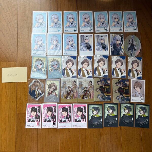 にじさんじ 叶 イブラヒム 剣持刀也 甲斐田晴 缶バッジ チェキ 加賀美ハヤト 葉加瀬冬雪 夜見れな 伊波ライ 風楽奏斗 長尾景