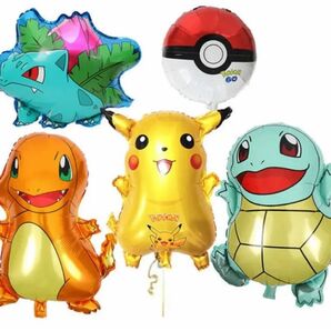 ポケットモンスタ☆5点セット☆ポケモン バルーン風船誕生日 パーティ 匿名発送