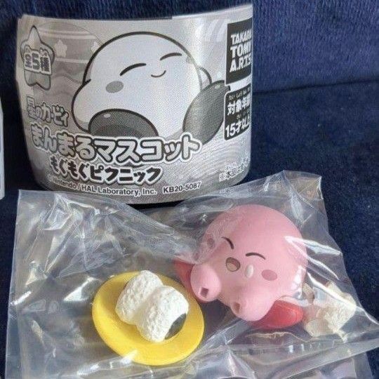 星のカービィ まんまるマスコット もぐもぐピクニック カービィ(おにぎり) タカラトミーアーツ カプセルトイ フィギュア ガチャ
