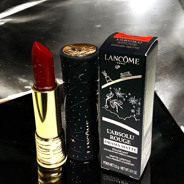 未使用 LANCOME リップスティック ドラママット 196 限定デザイン レッド