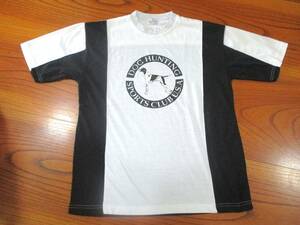 即決！DOG HUNTING ドッグ ハンティング SPORTS CLUB U.S.A プリント柄デザイン Ｔシャツ Msize表記 実寸Lsize相当