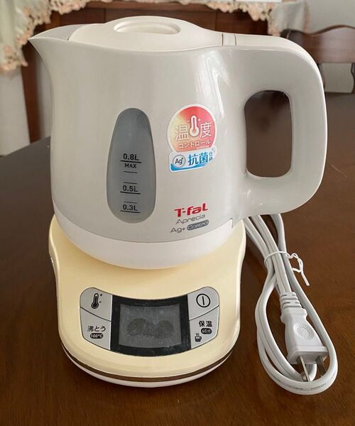 ティファール (T-fal) 温度設定モード電気ケトル (0.8L)