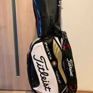 タイトリスト PRO V1X 限定 キャディバック 中古品 エナメル