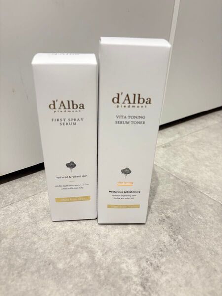 新品 d'Alba ファーストスプレーセラム&ビタトーニングセラムトナー 2点セット