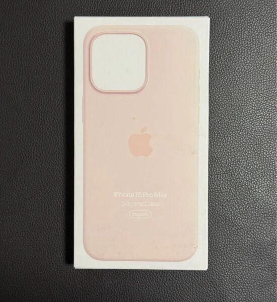 Apple アップル 純正 iPhone 15 Pro Max シリコンケース・ライトピンク ほぼ未使用品
