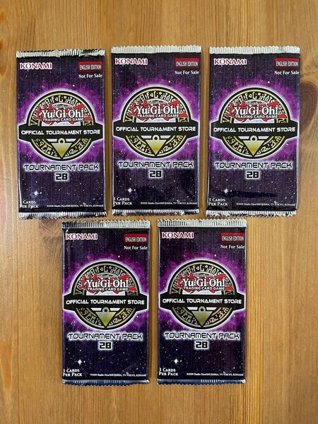 遊戯王 オフィシャルカードゲーム OCG EU版 OTS28 Tournament Pack 28 5パック 未開封