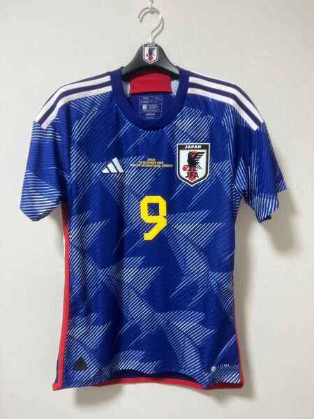 日本代表 2022ホームオーセンティックユニフォーム 三笘薫 本人サイズ:L