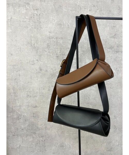 owndaily エコレザーショルダーバッグ ブラウン 美品
