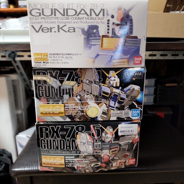 【3個セット】MG RX-78ガンダム Ver.Ka 他 未使用