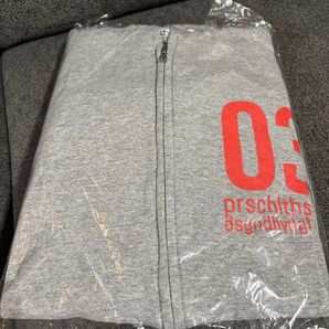 032c prsnlths dsynthbtgf ジップアップパーカー グレー