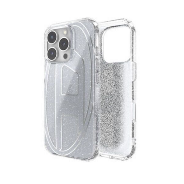 iPhone16Proスマホケース クリア ラメ入り