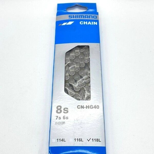 シマノ CN-HG40 6、7、8s 118リンク 自転車用チェーン
