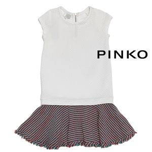 新品ピンコ　キルティング　ワンピース　白　＃XS　PINKO★