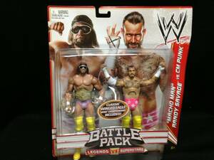 MATTLE：WWE BASIC 2PACK SERIES 14 ランディ・サベージvs.CMパンク（未開封品）