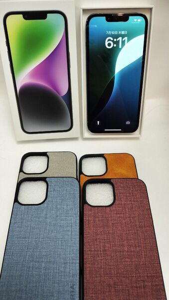 選べる新品ケース!iPhone14 128GB SIMフリー ミッドナイト