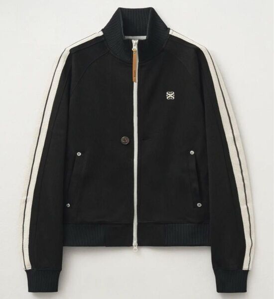 SATUR Track Zip Up Jacket Caviar ジャケット ブルゾン ジップアップ L トラックジャケット