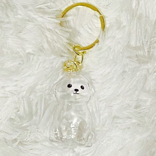 ペットの毛入れ キーホルダー メモリアル けだまだま 犬の毛 ペット用品 ペット雑貨