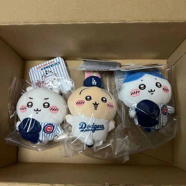 ちいかわ マスコット MLB コラボ ドジャース カブス