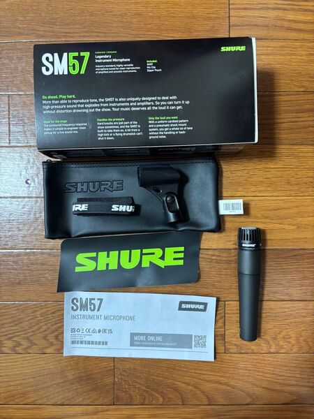SHURE SM57 ダイナミックマイク XLRケーブル付属