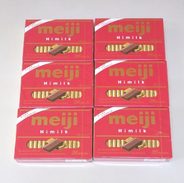 明治 ハイミルクチョコレート 26枚入×6箱