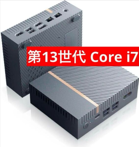 chatreey it12 13世代i7-13620H mini pc 32G DDR5 1Tb SSD 使用時間25時間ほぼ新品