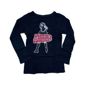 ヴィンテージ ヒステリックグラマー HYSTERIC GLAMOUR Tシャツ 古着 ロンT ブラック 長袖Tシャツ Tシャツ