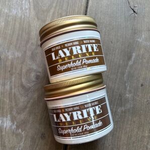 LAYRITE DELUXE Superhold Pomade 2個セット