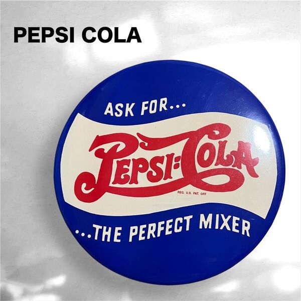 1905年ロゴ PEPSI COLA ペプシ コーラ 壁掛け 看板 レトロ アメリカン雑貨 ビンテージ ティンサイン