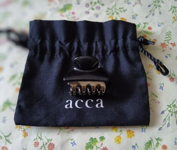 acca ヘアクリップ ブラック系