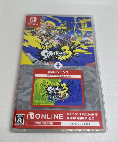 【Switch】 スプラトゥーン3+エキスパンションパス