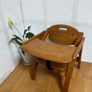 【匿名配送】大和屋 yamatoya アーチ Arch ローチェア 木製 折り畳み テーブル付き