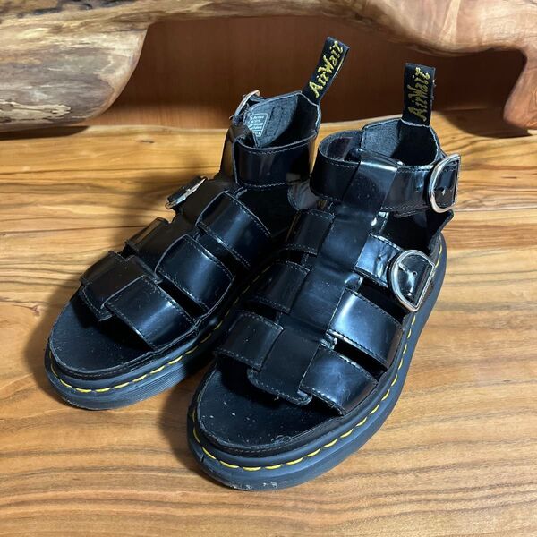 Dr.Martens ドクターマーチン MACKAYE グルカサンダル UK5 24.0cm レディース 靴 38EU ブラック